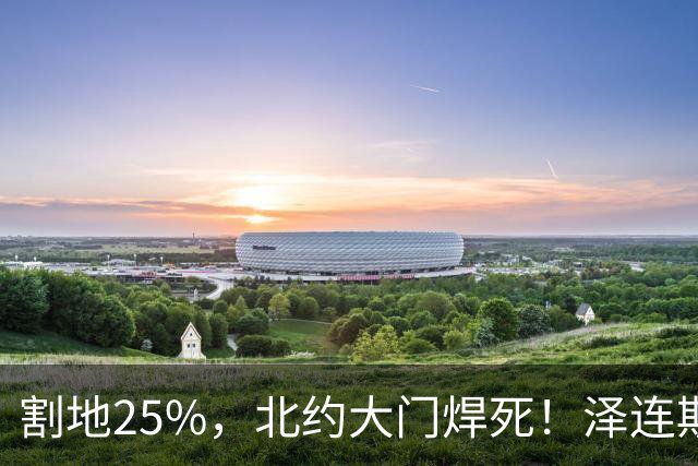 割地25%，北约大门焊死！泽连斯基被扒光底裤，彻底认输！