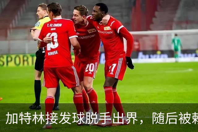 加特林接发球脱手出界，随后被赖俊豪击中面部倒地不起